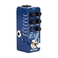 MOOER A7 Ambiance Guitar Reverb Effect Pedal Built-in 7 Reverb Effects Infinite Trail Function Buffer Bypass Accessories
