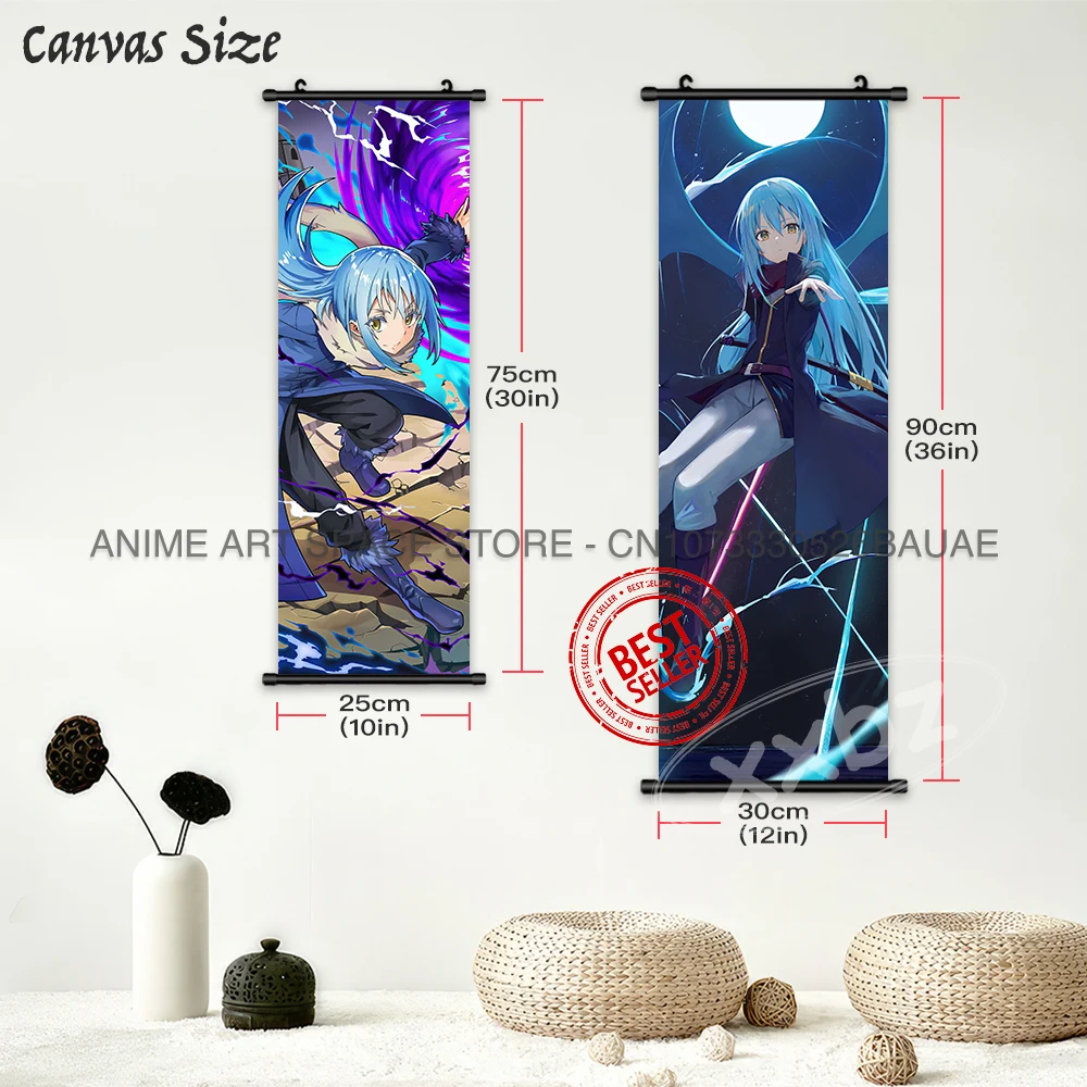 That Time I Got Reincarnated As A Slime Hanging Painting Rimuru Tempest Poster Wall Artwork Anime Scroll Picture Home Decoration