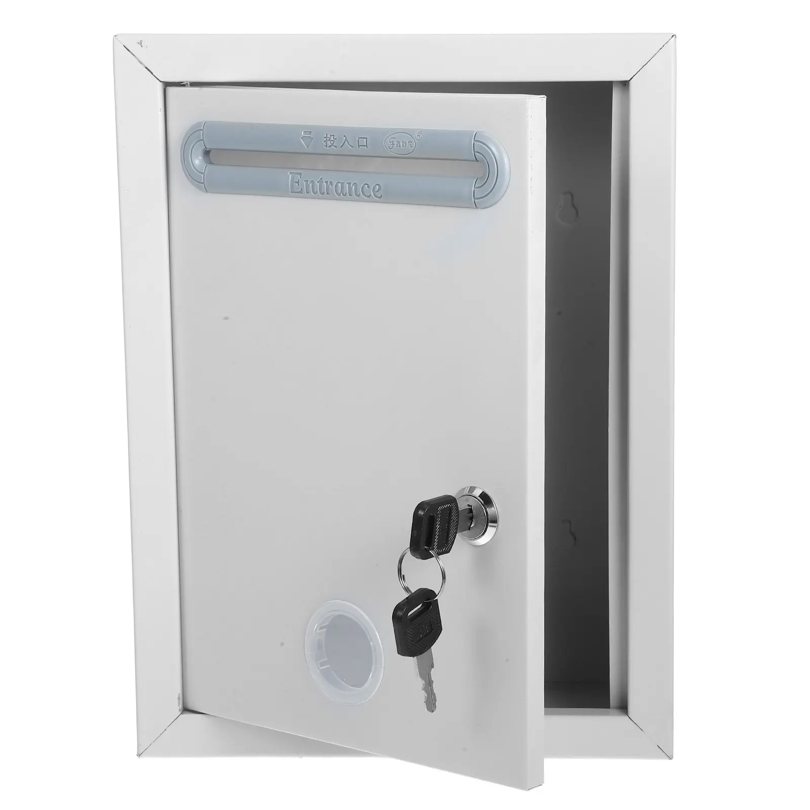 

Wall Mounted Locking Suggestion Box Metal Donation Ballot Collection Box Letter Lockable Mailbox Mailbox for Classroom