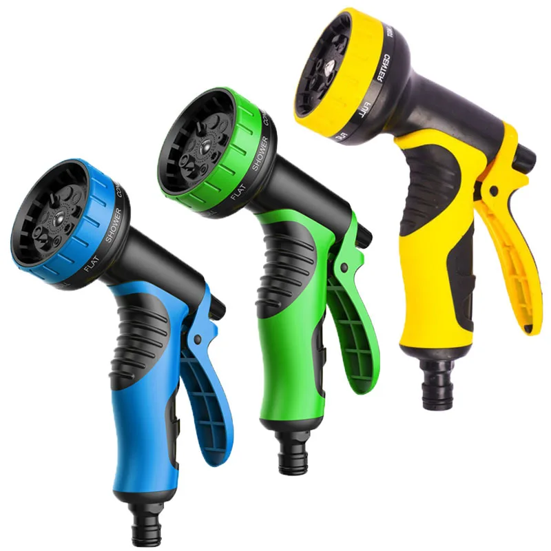 Multi Functional Garden Watering Water Gun High Pressure Car Wash Gun Hose Nozzle Garden Lawn Watering Irrigation Tool Spray Gun