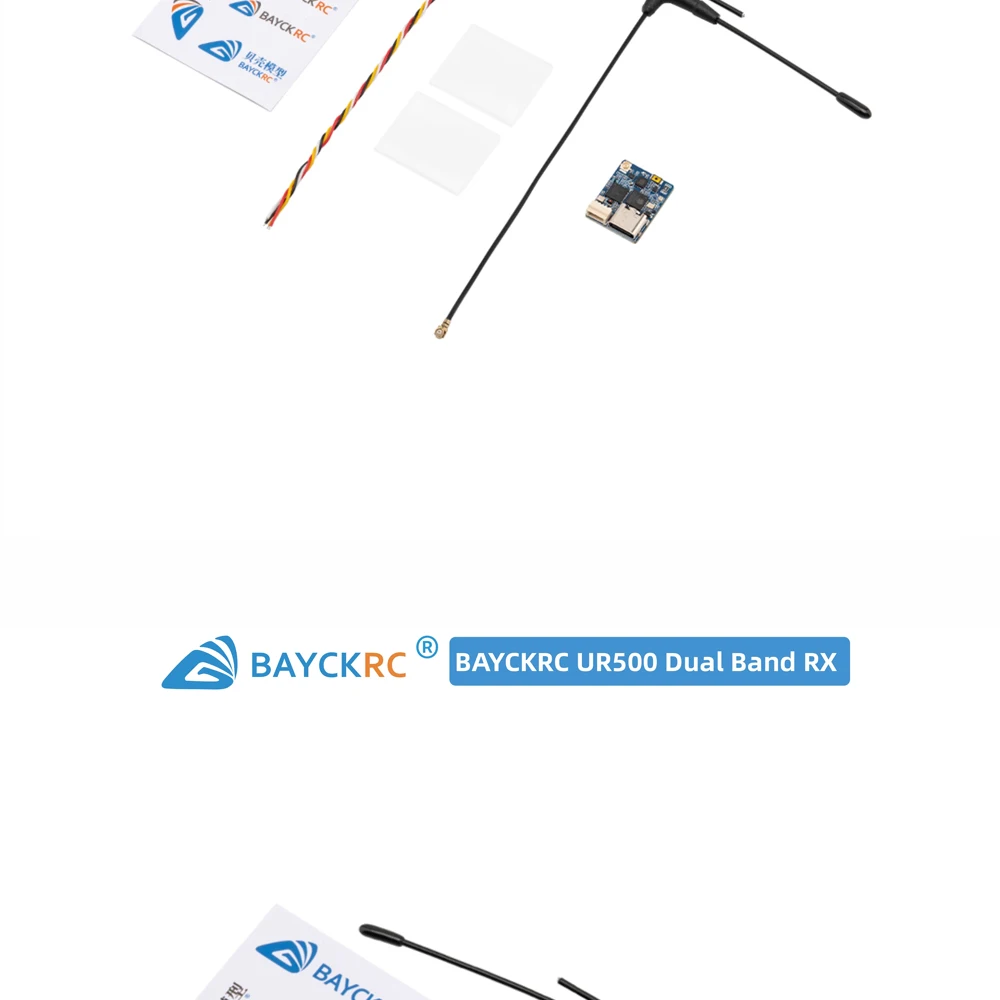 BAYCK UR100/UR500/UR1000 Dual-Band Ultra-Langstrecken-Empfänger 100-1000mW USB-Firmware-Upgrade für FPV-Drohnen – Detail 16