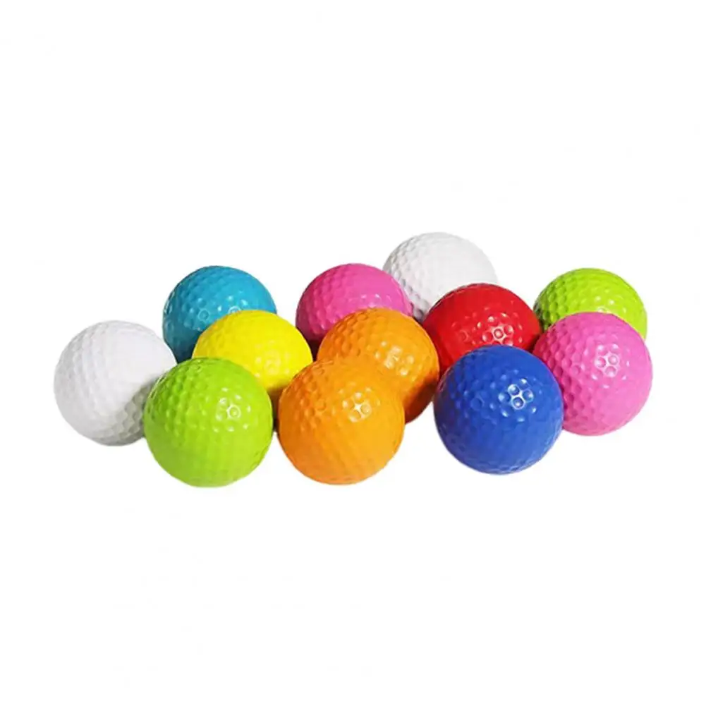 Impact-resistant Golf Balls Durable Realistic Golf Balls for Accuracy 12pcs Long Lasting Practice Balls for Indoor/outdoor Use