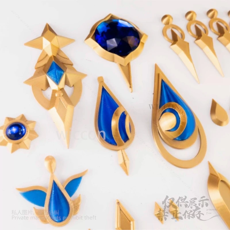 Genshin Impact Furina Косплей Костюм Женские аксессуары Реквизит Головные уборы ACC Маленькая одежда Аксессуары Хэллоуин Карнавальная вечеринка