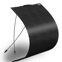 XINPUGUANG 120W Flexible Solar Panel 18.15V Monocrystalline Solar Module IP68 Solar Panel for Motorhome Roofs Camping Boats RV