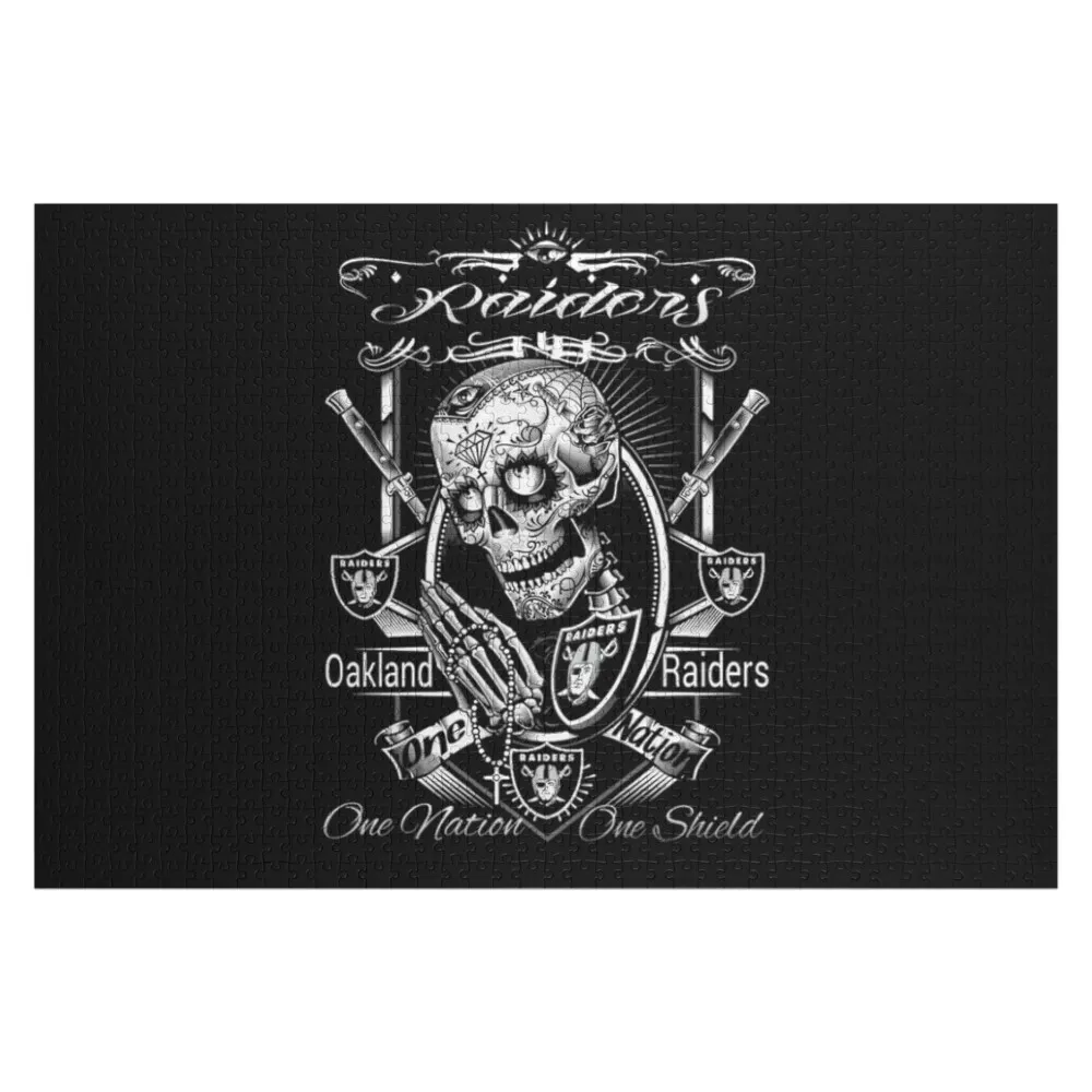 

Raiders forever Jigsaw Puzzle Customizeds For Kids Toddler Toys Personalized For Kids Personalised Puzzle