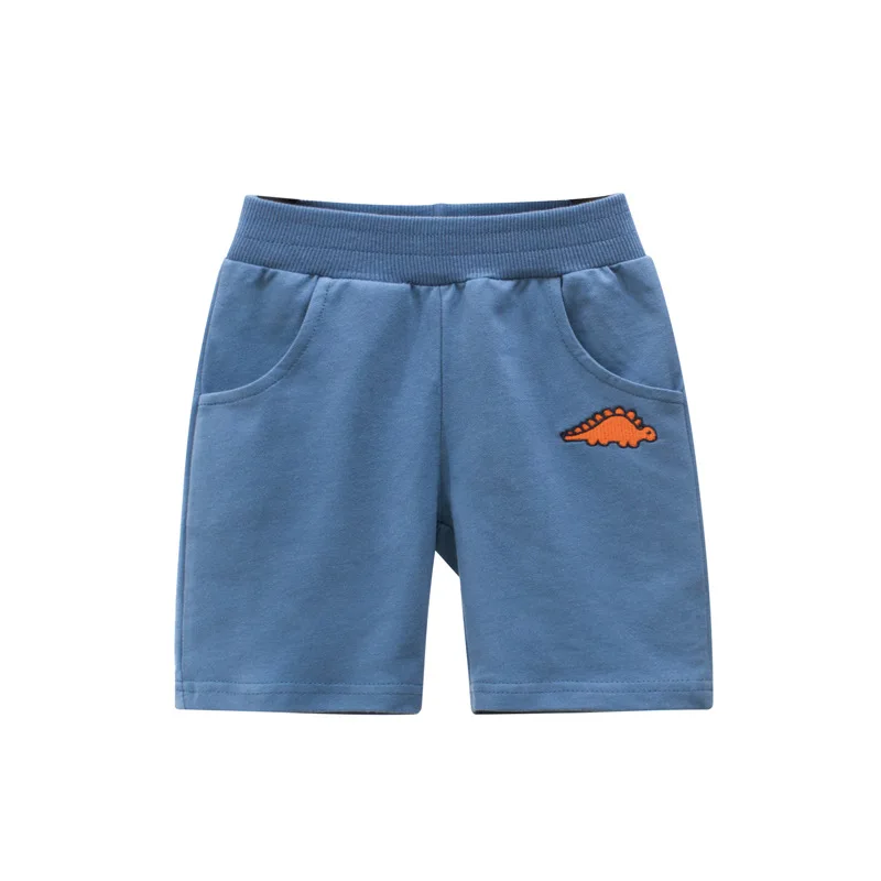 Summer Boys Shorts Cotton Pant Cartoon With Pocket Kids Loose Outdoors Sport Beach Shorts Sweatpants Children'S Clothes Hot Sale