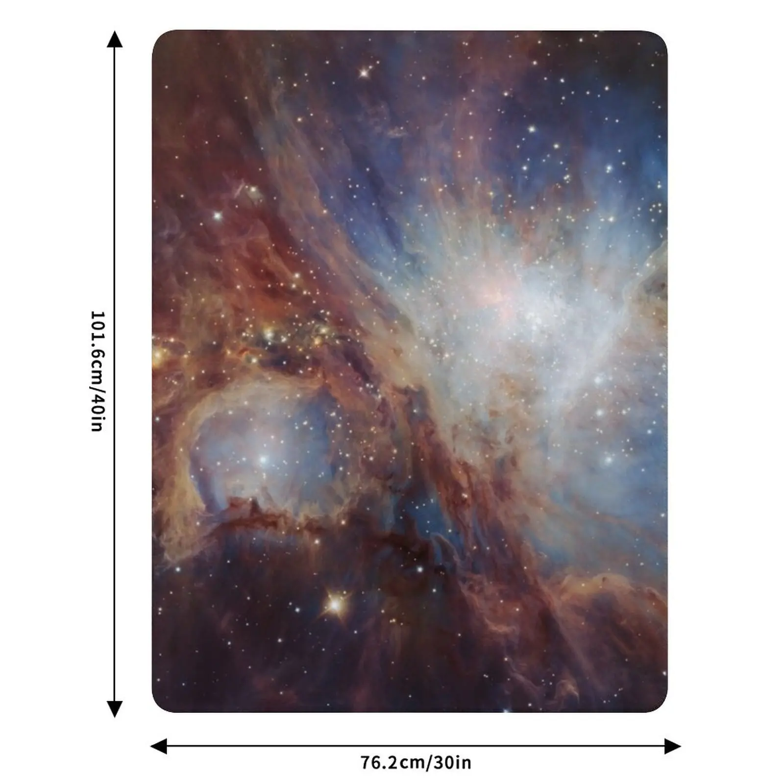 أوريون سديم تكوين النجوم M 42 Messier 42 ESO تلسكوب الفضاء صورة HD عالية الجودة رمي بطانية بطانيات فاخرة