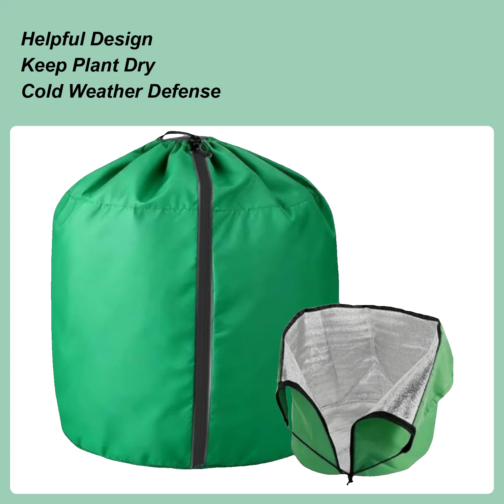 

Одеяла от мороз для уличных растений, сумка для холодной погоды, морозное одеяло для растений в горшках с застежкой-молнией на шнурке для открытого сада, патио
