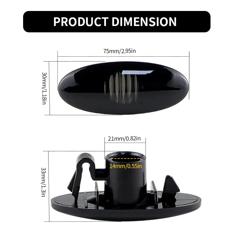 Side Marker Turn Signal Light Housing FOR Nissan Qashqai J10 X-Trail T31 Juke F15 SUV Cube Z12 Micra III Hatchback 26160-89900 view 2