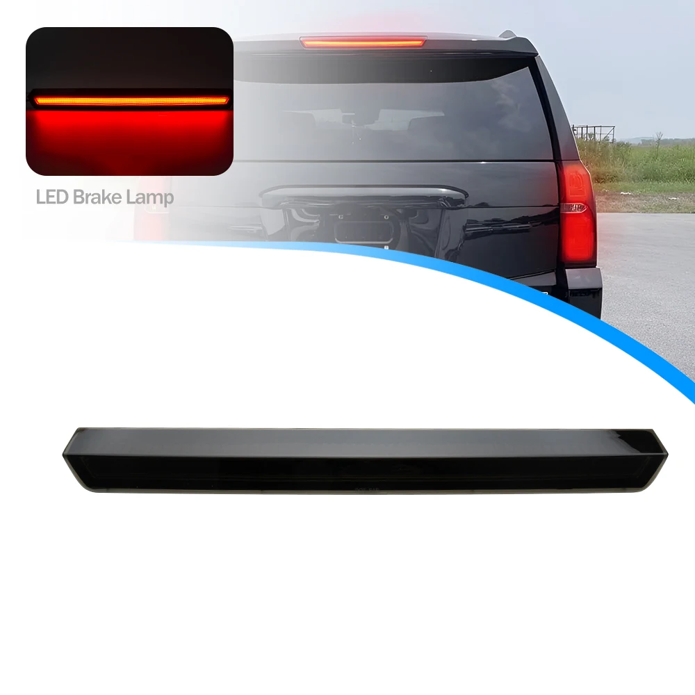 

For Chevrolet Suburban Tahoe 2015 2016 2017 2018 2019 2020 LED Strobe Third 3rd Brake Light Rear Tail Warning Lights