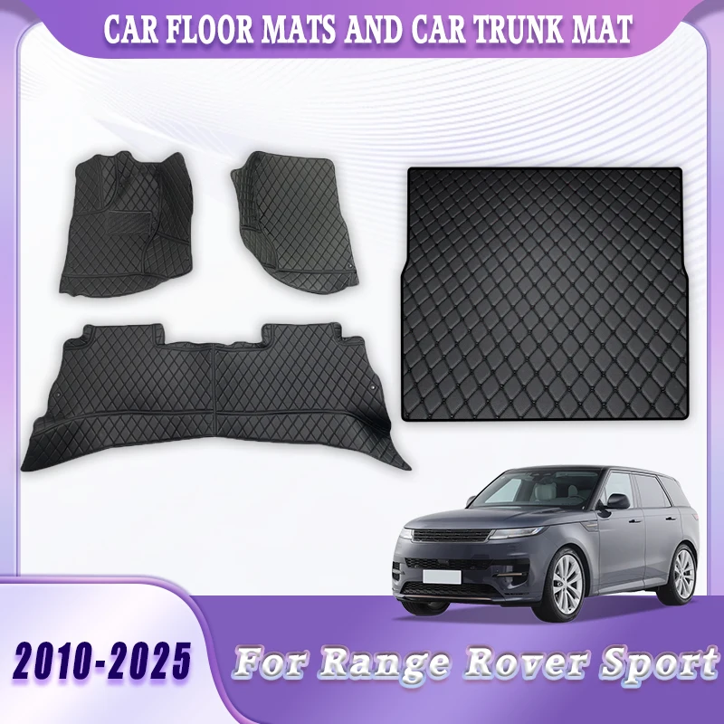 

Всепогодные автомобильные коврики и защита багажника для Range Rover Sport 2010-2025: водонепроницаемые, для защиты салона, аксессуары, накладки