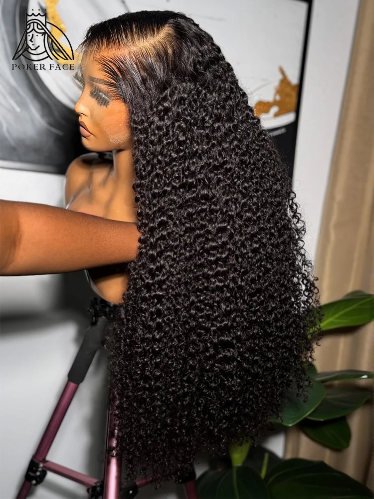 32 36 Inch Water Wave HD 13x6 Lace Frontal Wig Burmese Curly  display picture 3