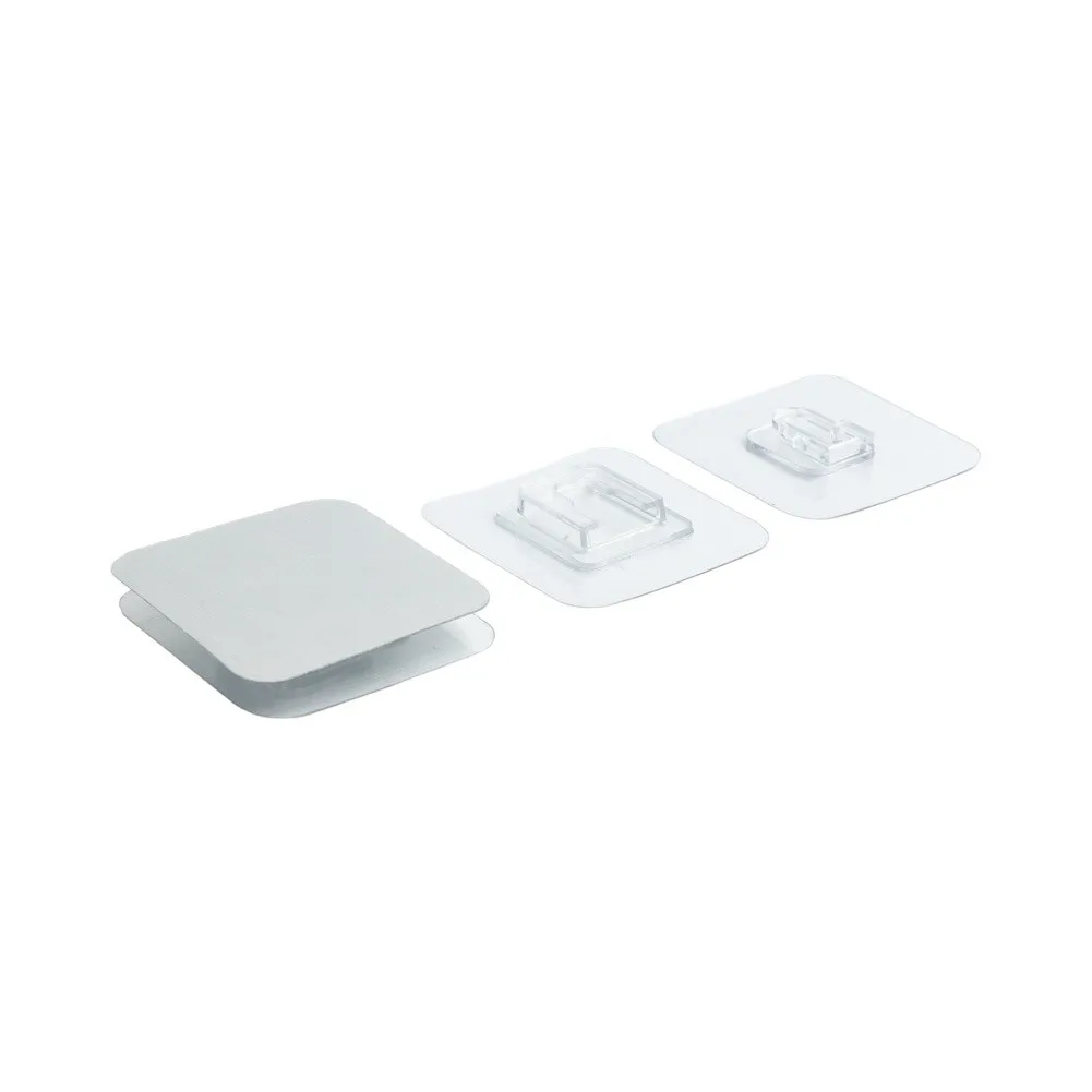 Strong No-Drill Socket Holder Wall Mount for Power Strips Routers and Office Devices Easy Peel and Application