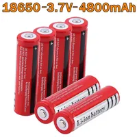 3.7v 4800mAh 18650 Lithium Battery for Power Bank and Torch Rechargeable Battery 18650