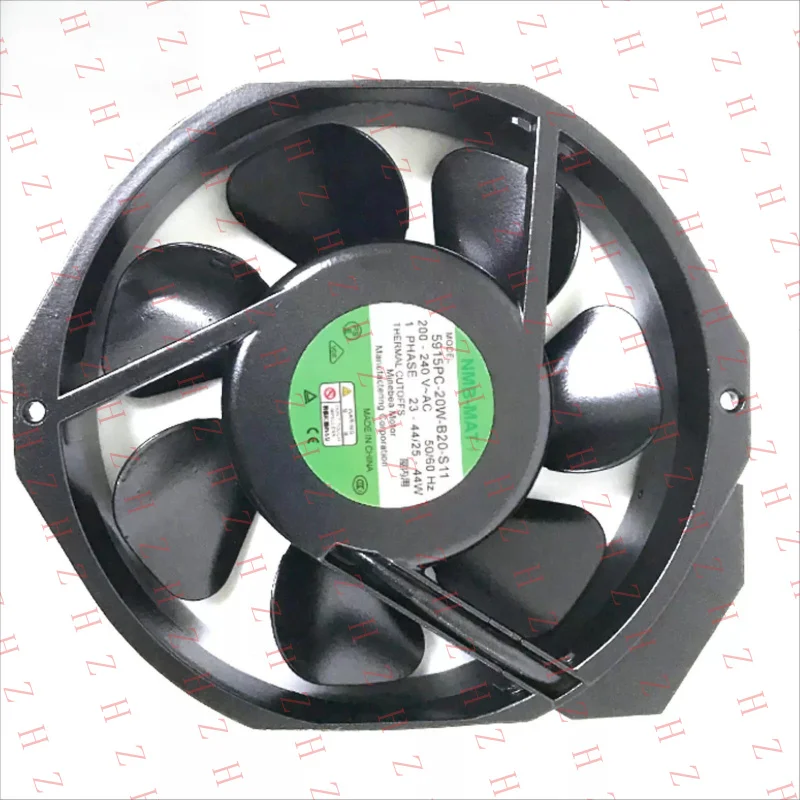 P+ 2PCS New  FOR NMB 50/60 Hz MODEL 5915PC-20W-B20-S11 200-240V AC Cooling Fan