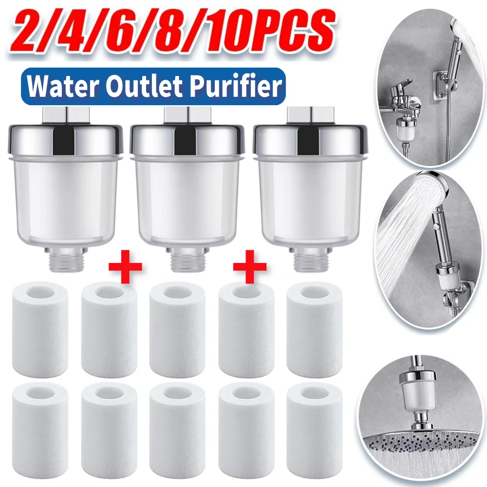 Water Outlet Purifier Universal Faucet Filter Shower Filter Transparent Bath Filter Water Clean Filter for Home Kitchen