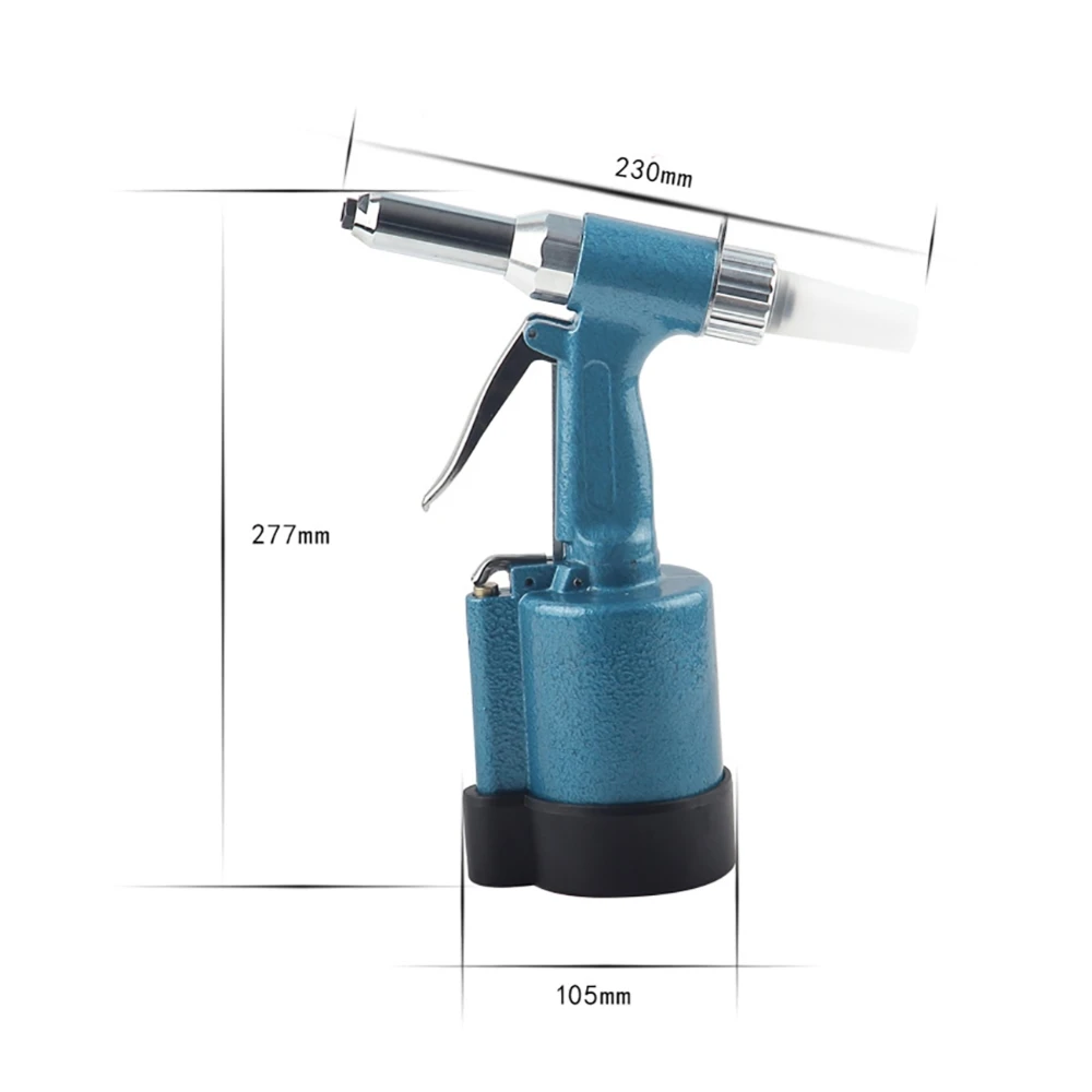 Pistola de remache ciego neumática profesional, herramienta de remachado hidráulico de aire de alta resistencia, 2,4-5,0 MM, 8400N-11760N