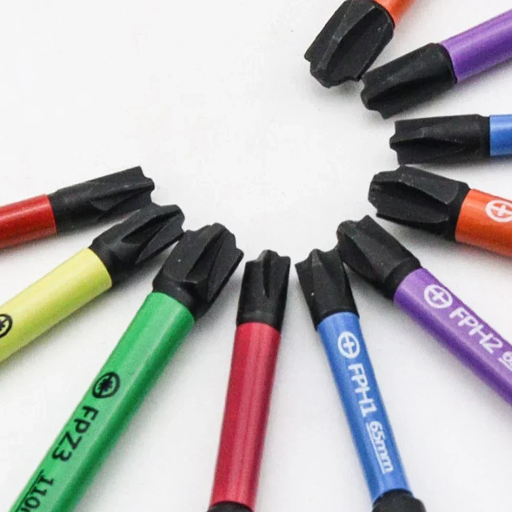 1pc 65/110mm Magnetic Special Slotted Cross Screwdriver Bit Batch Head Nutdrivers FPZ1 FPZ2 FPZ3 For Socket Switch Power Tools
