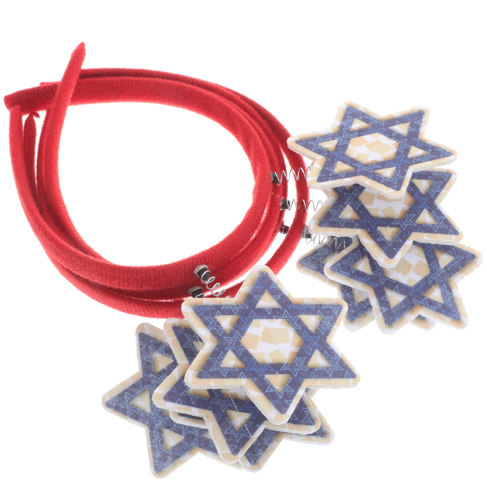 

4 pcs Hanukkah Party Headbands Star Of Festive Hair Accessories Holiday Decorations Photo Booths Daily Wear