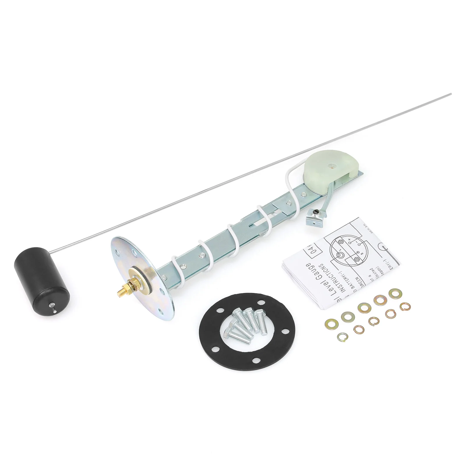 

240-33ohm Fuel Level Sensor for Universal Auto Car Boat Oil Tank Fuel Float Level Sensor Stainless Steel Empty:240ohm,Full:33ohm