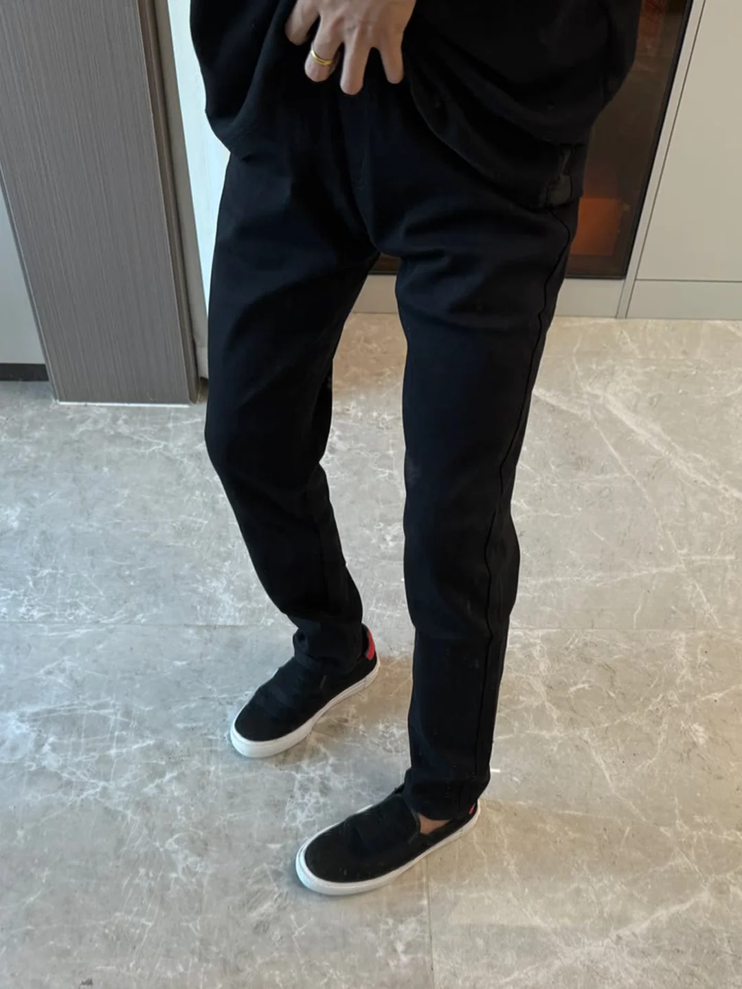 

Retro Bla Men's Jeans Slim Fit Straight Leg Pants Versatile All Seasons Wear Comfortable Durable Youthful Sle Casual Wear