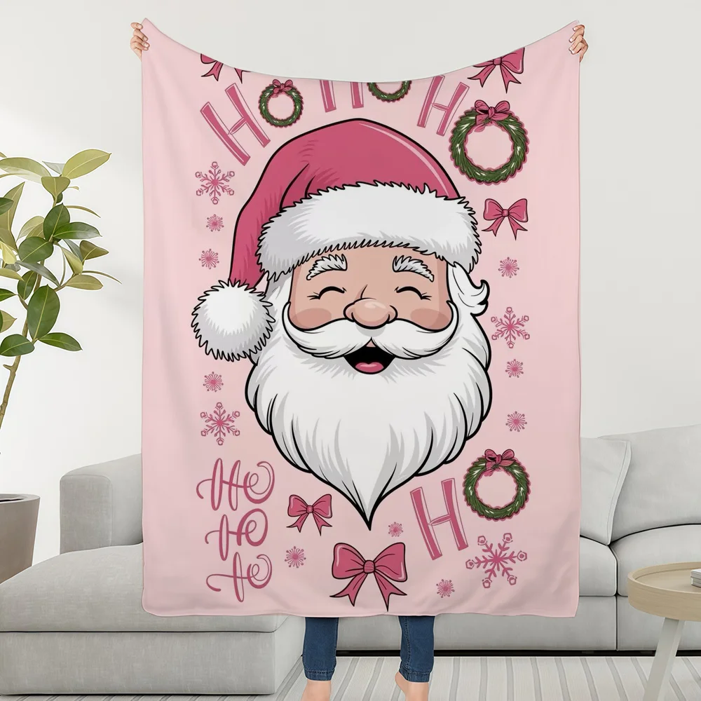 Selimut Natal Pink Super Nyama - Christmas Throw Blanket ulasan dan harga