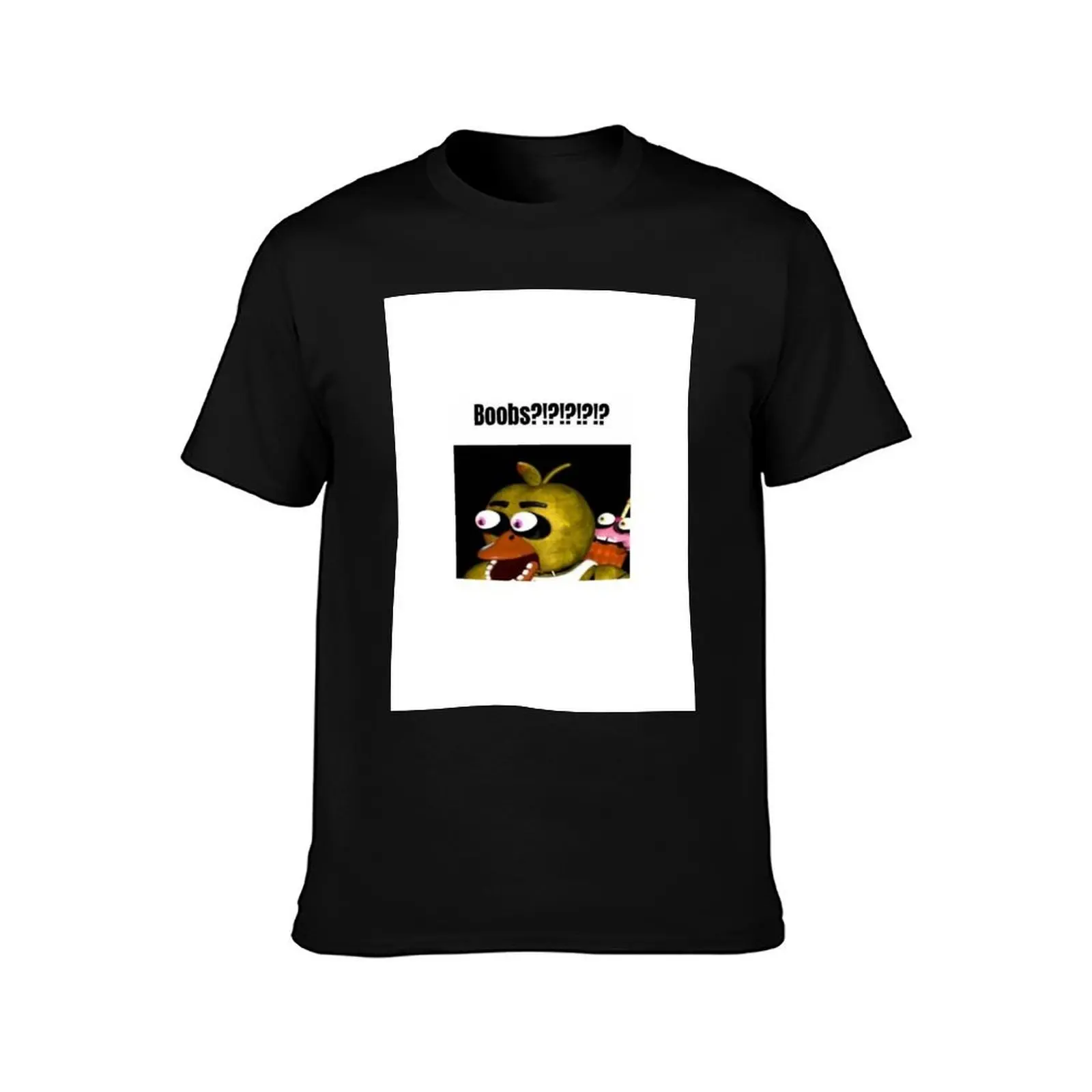 fnaf bonnie Balls !!!! meme T-Shirt street wear custom shirt heavyweights graphics compression shirt men