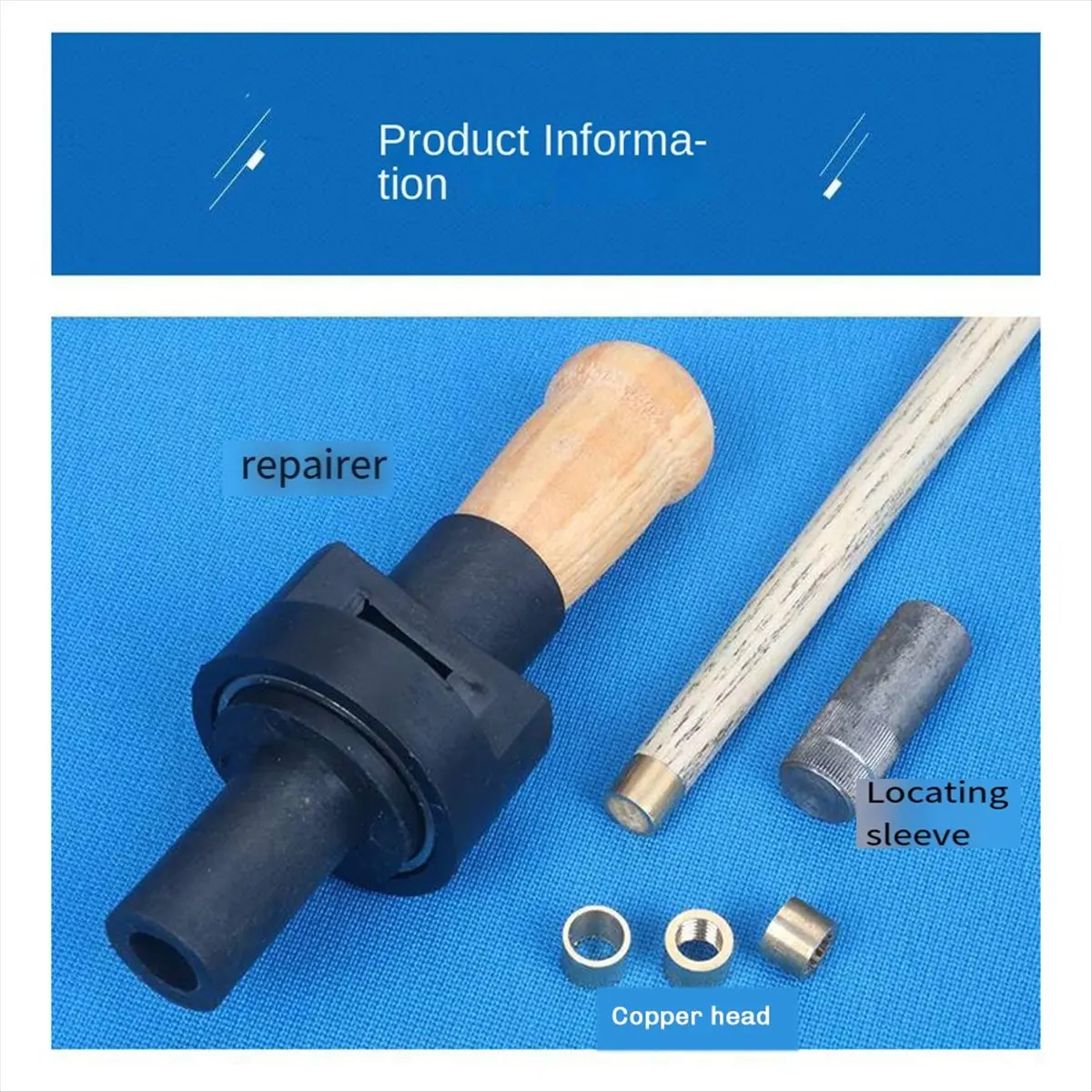 

Инструмент для фиксации медных наконечников кия T22C для снукера, для наконечников 10 мм, аксессуары для бильярда и профессиональное оборудование для снукера для игроков в пул.