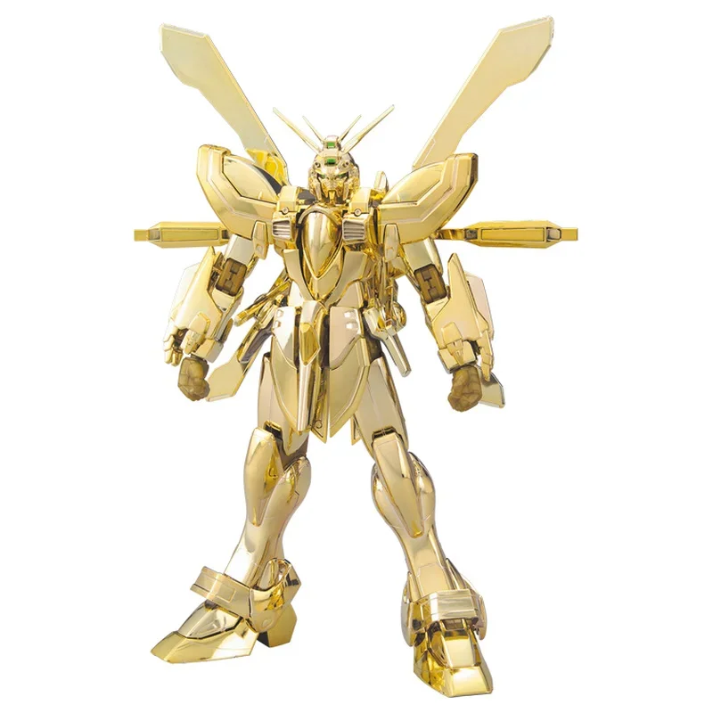 Bandai Genuine MG 1/100 Mobile Fighter HYPERMODE G GUNDAM Anime Action Figure Assembly Model Toys Collectible Gifts for Children