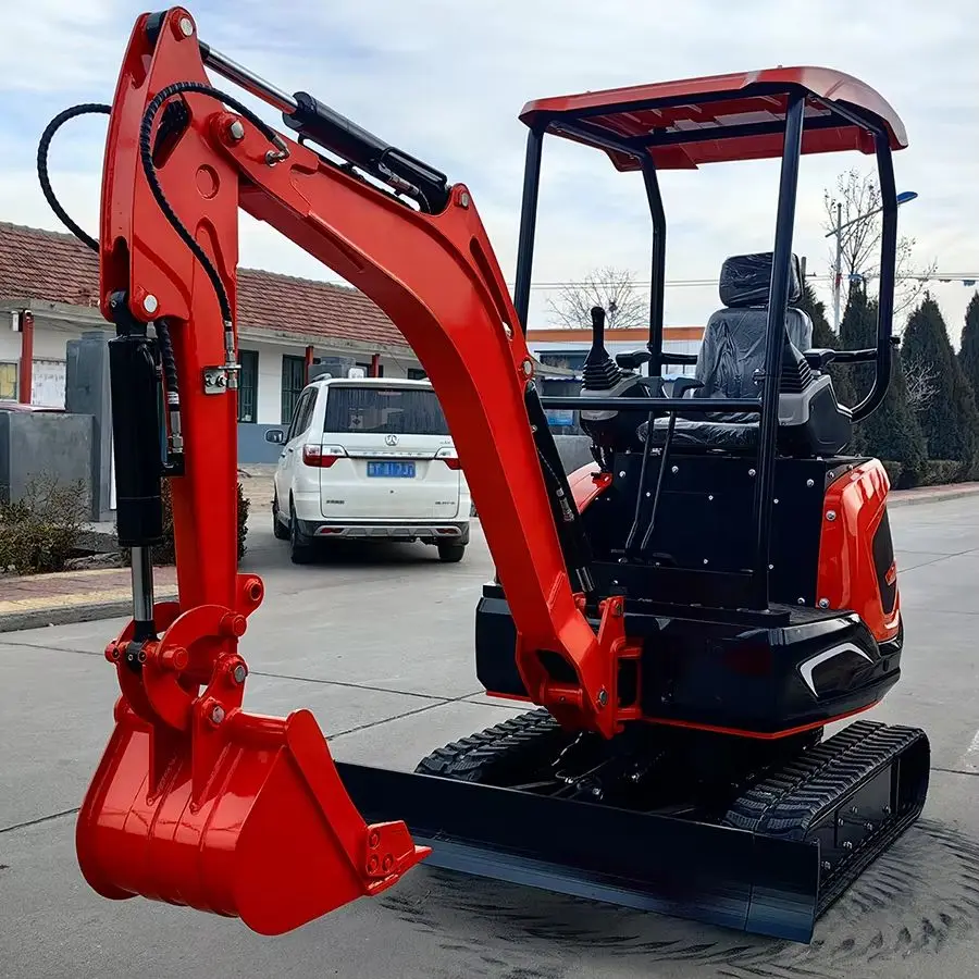 

CE/EPA 2.5ton Mini Excavator Earth Moving Machinery Digger 2.5ton Hydraulic Crawler Kubota Excavator With swing boom