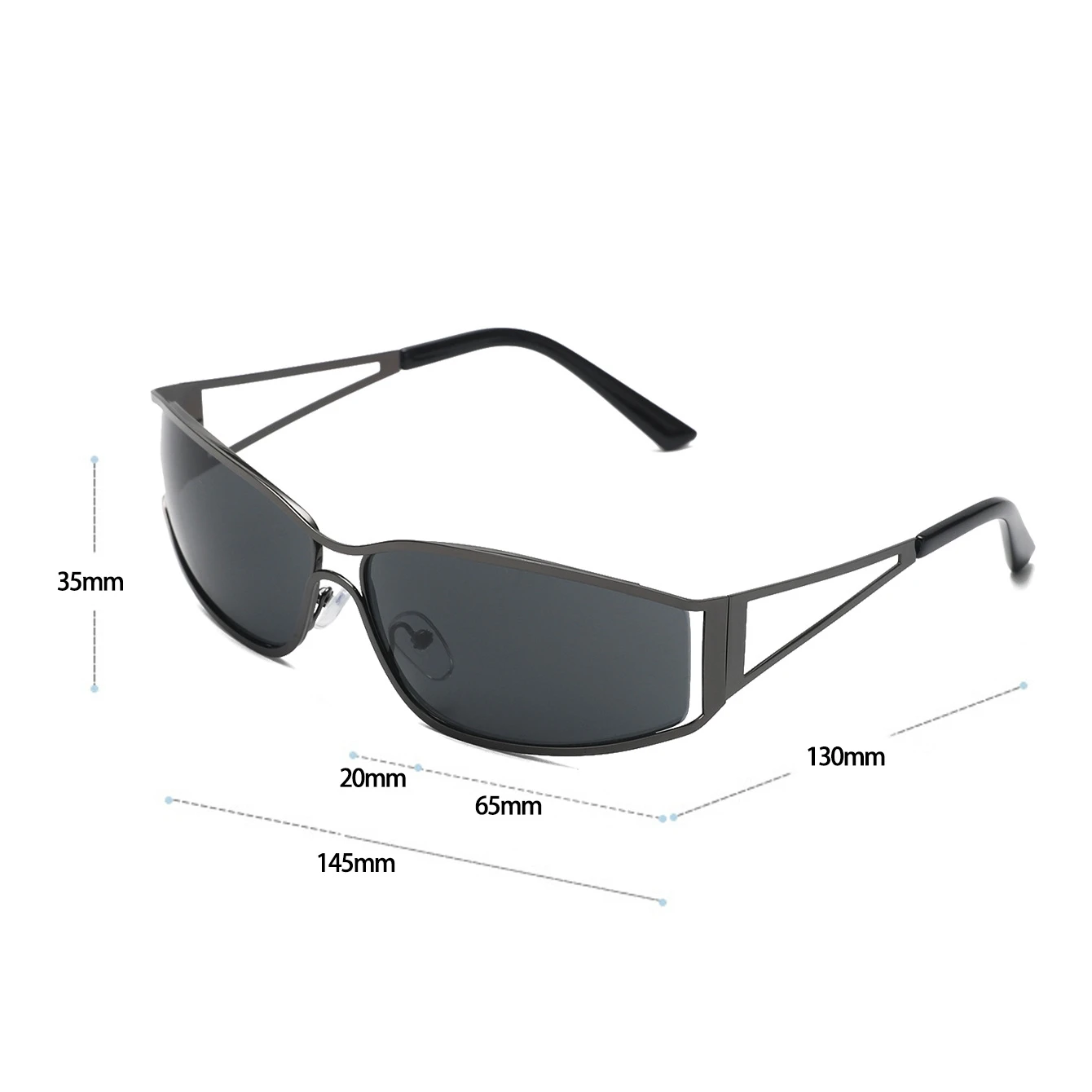 Metal Framed Sunglasses Outdoor Radiation Resistant UV400 Sunglasses UV Resistant Driving Glasses Sunglasses for Men