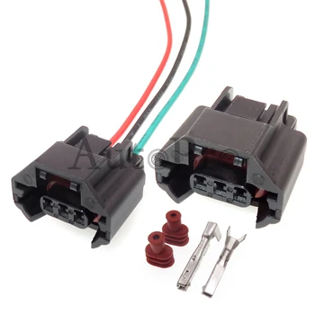 1 Set 3 Gat Airconditioning Drukschakelaar Plug Auto Front Nokkenas Sensor Waterdichte Connector Voor Teana Hyundai 7223-6536-30