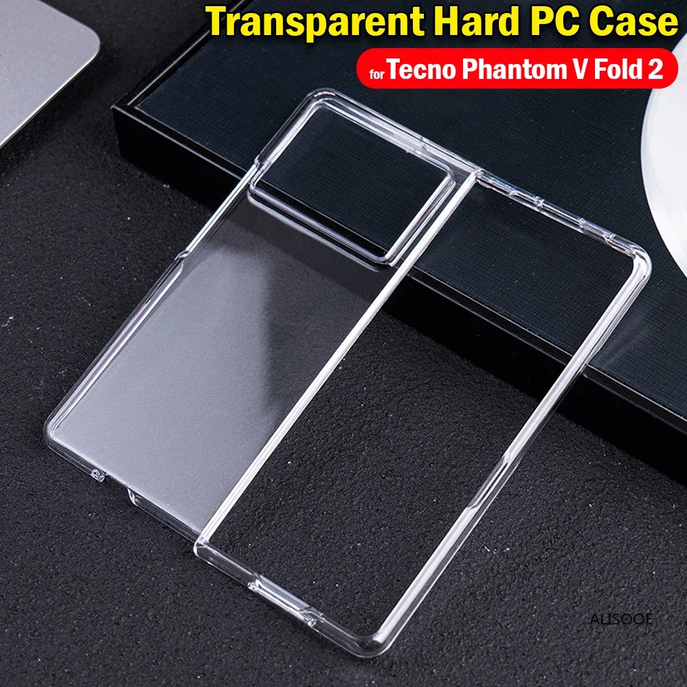 HD Transparent Funda for Tecno Phantom V Fold 2 Case Ultra Thin Clear Shockproof Phone Cover for Tecno Phantom V Fold2 Capa