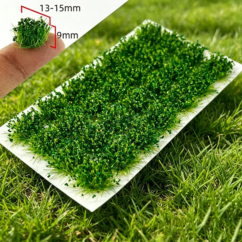 Simulation Miniature Grass Cluster Model Kits for Micro Scene Decoration Garden Street Plant Materials Diorama Accessory 1Box
