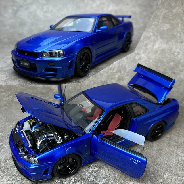 AUTOart 1:18 Nissan R34 NISMO GT-R модель автомобиля | AliExpress