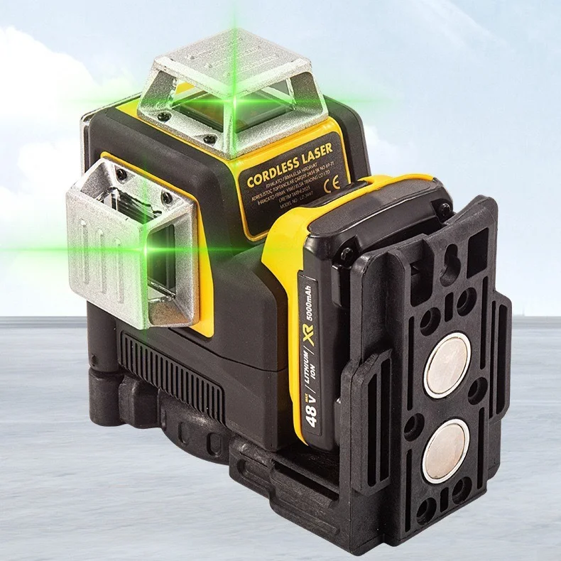 Professional Laser Level 3 Lines 360 Self Horizontal and Vertical Self-leveling Multifunctional High Precision Construction Tool