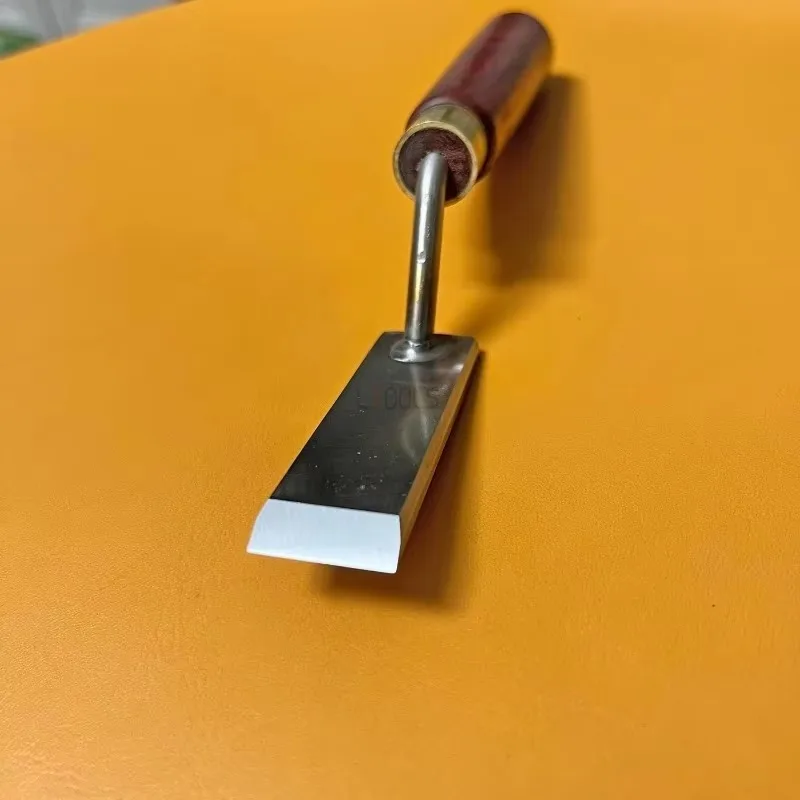 Groove Trimming Long Neck Carving Chisels Woodworking Flat Bottom High Foot Shovel Knife Gooseneck Flat Mouth Scraping Chisel