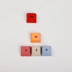 XDA Prfoile PBT Keycaps ESC WASD Arrow Keys Sublimation For Cherry Mx Switch Mechanical Gaming Keyboard Colorful Keycaps