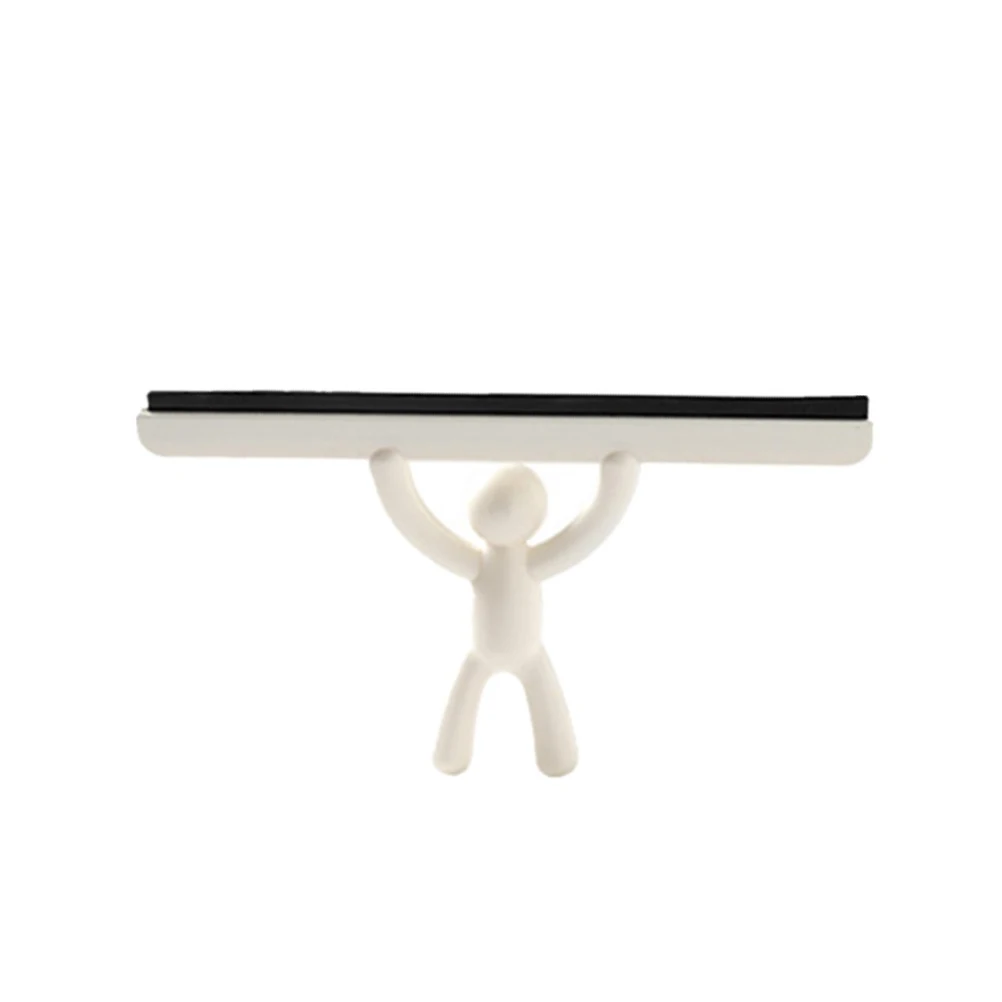 

Plastic Window Squeegee Tiny Human Scraper Cleaning Tool For Mirror Tile Easy Use