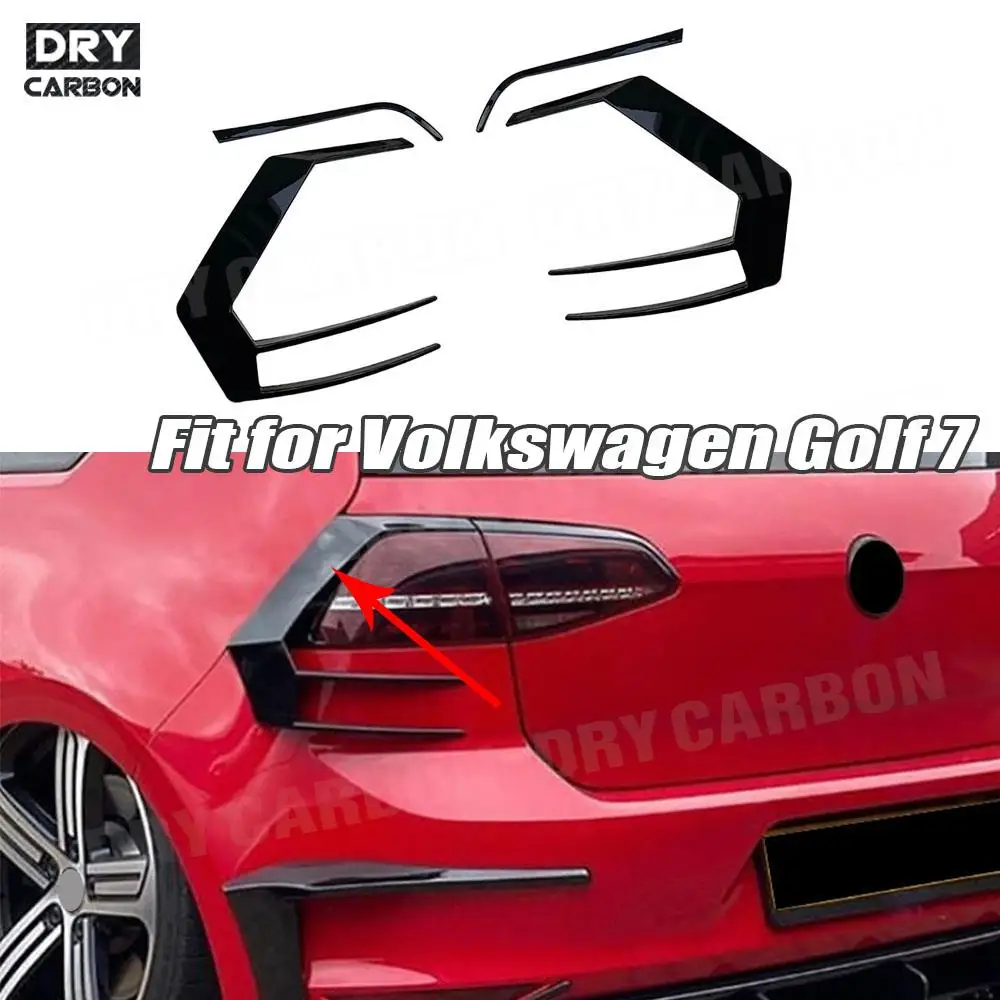 

Car Rear Lamp Trim Cover Frame Strip Canards Spoiler Bodykits for Volkswagen VW Golf 7 GTI R GTD MK7 Golf 7.5 MK7.5 2012-2019