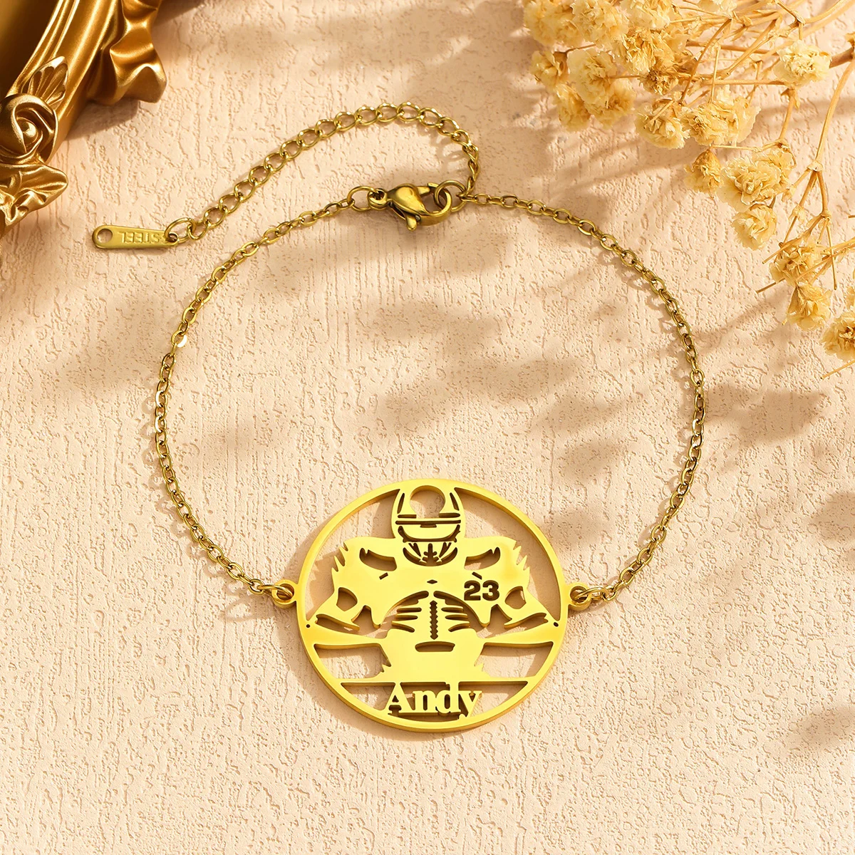 Personalized Name Bracelets For Women Stainless Steel Charms Bracelet Handmade Jewellery Custom Name Bracelet BFF Pulseras Mujer