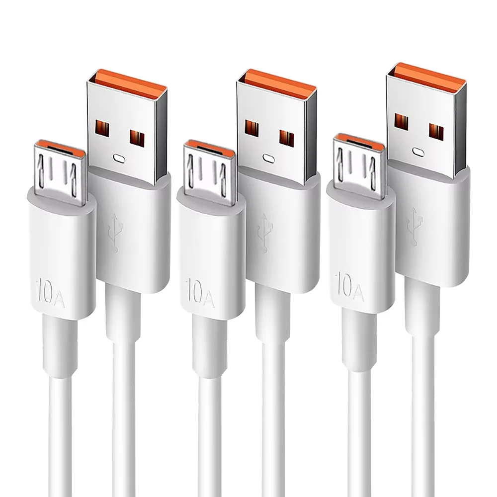 NNBILI 1-3pcs Micro USB Cable High Speed Fast Charging USB Cord For Samsung Galaxy S7 S6 PS4 MP3 TV Andriod Phones Data Cables
