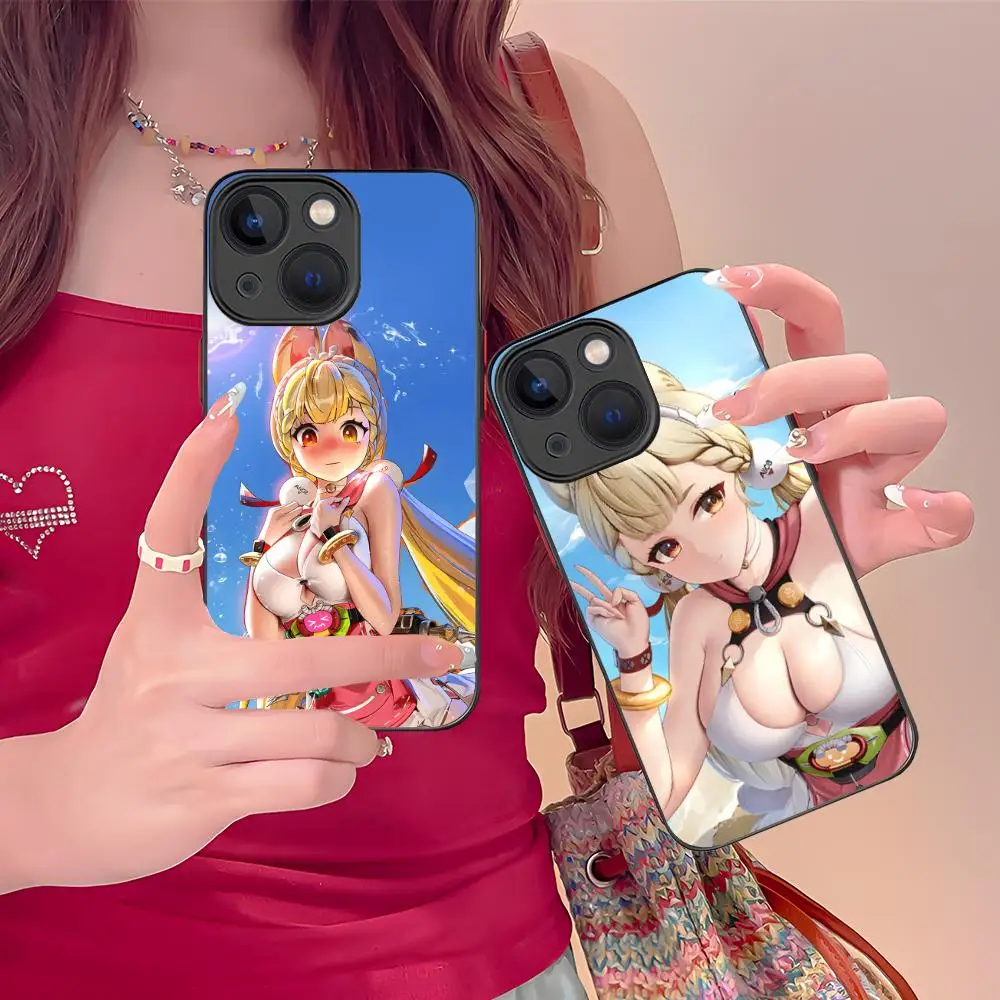 

Zenless Zone Zero Alice Phone Case for iPhone 17 16 15 14 13 12 11 X XR XS 8 7 Pro Max Plus Mini Colour Silicone Cover Pretty