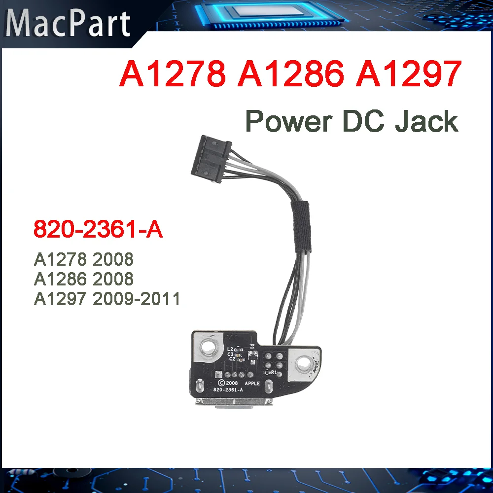 Original Charging Port Power DC Jack Board 820-2361-A For Macbook Pro 13