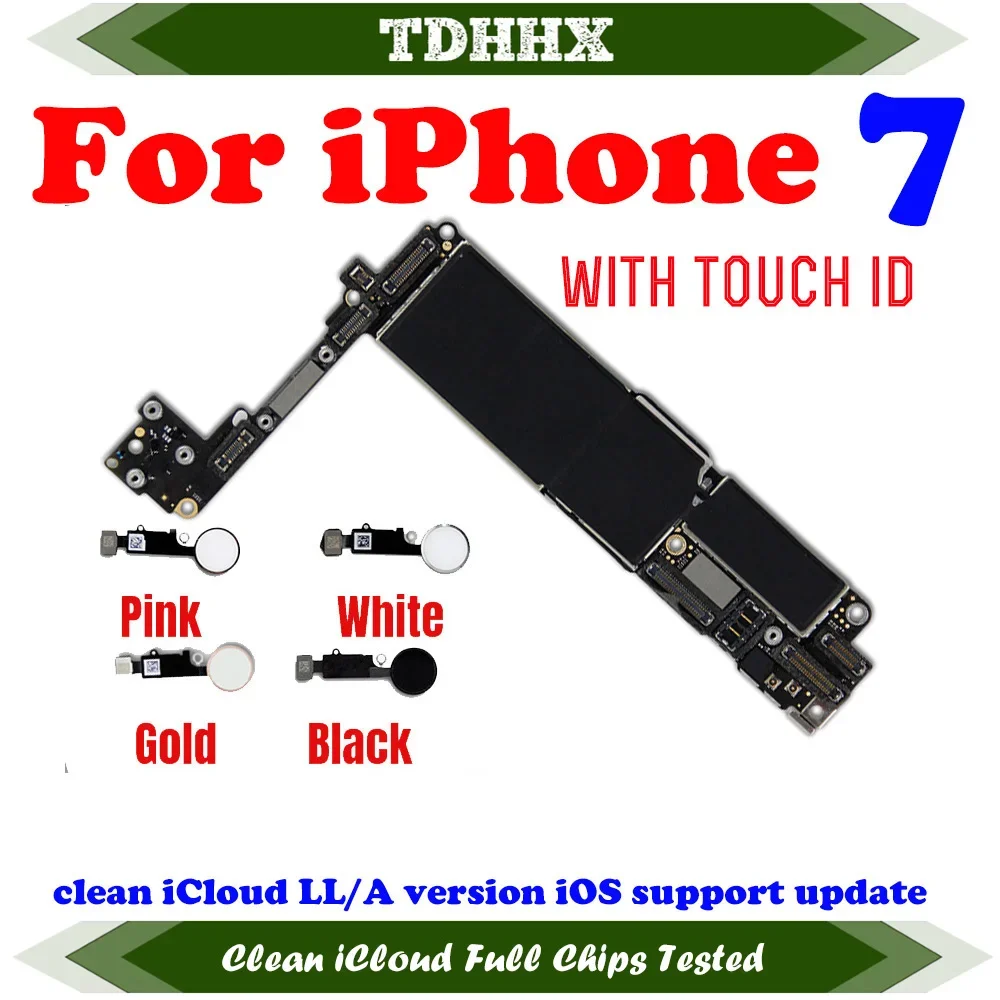 Clean iCloud Main Logic Board For IPhone 7 4.7