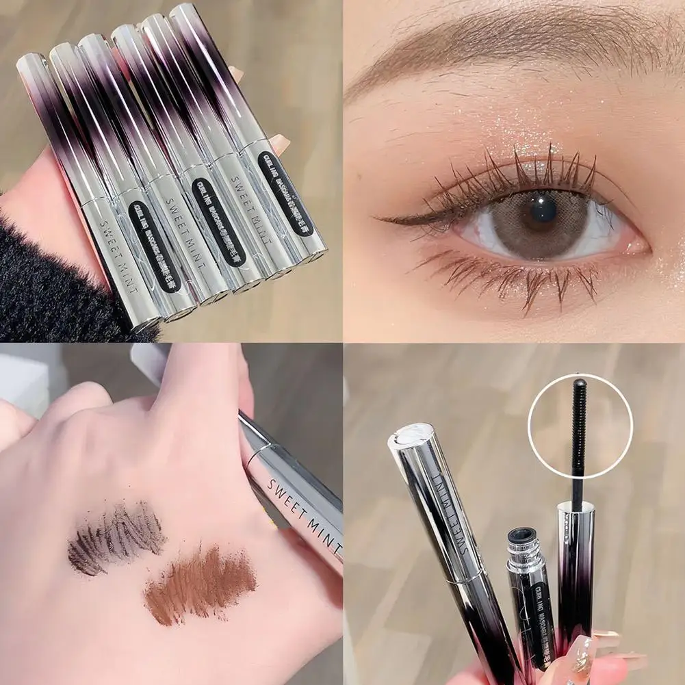 Women Mascara Eye Lashes Natural Long Lasting Waterproof Iron Makeup Brush Sweatproof Beauty Extension Eyelash Bar Curling T9Y4