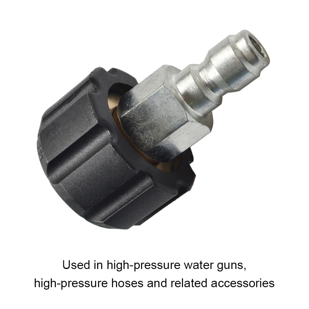 Stainless Steel Pressure Washer Connector Portable Quick Release Male Adapter