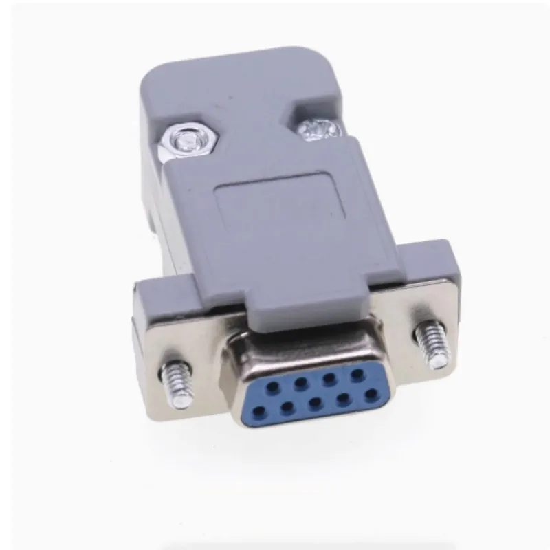 5sets DB9 RS232 9Pin Female Male Connector RS232 COM Adapter With Plastic Case DIY