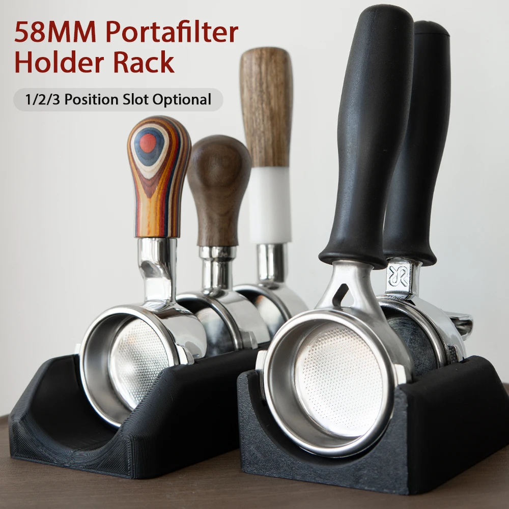 58MM Portafilter Holder Coffee Accessories for Barista Espresso Coffee Bar Counter Organizer Tool