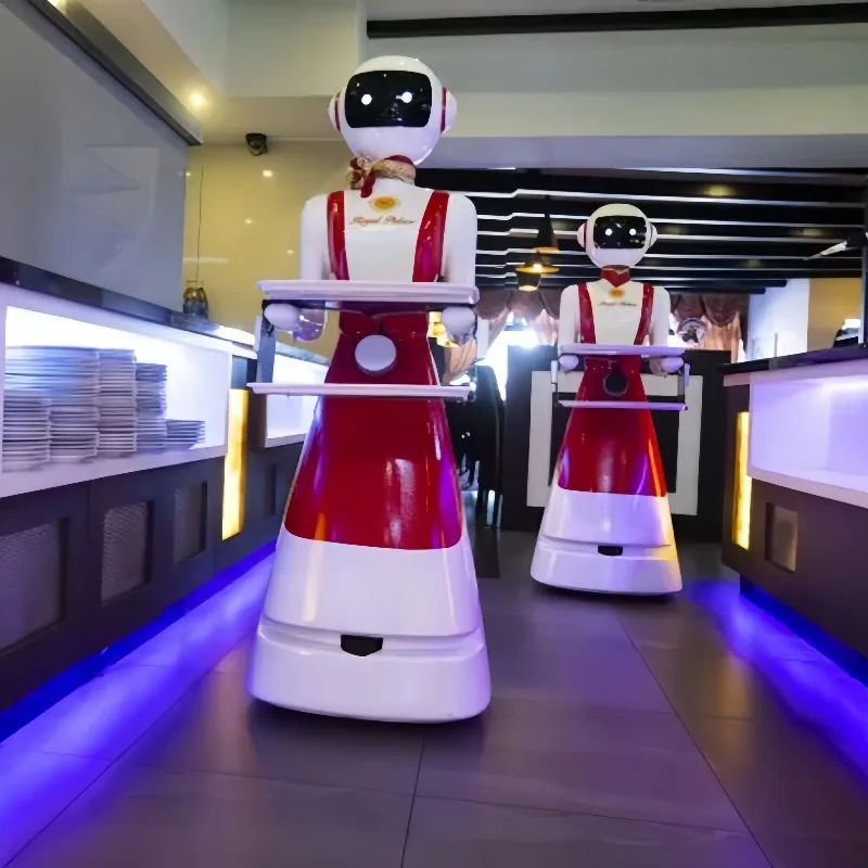 Hot Sale New Design Smart Restaurant Food Delivery Service Robot Smart Restaurant Table Service Robot
